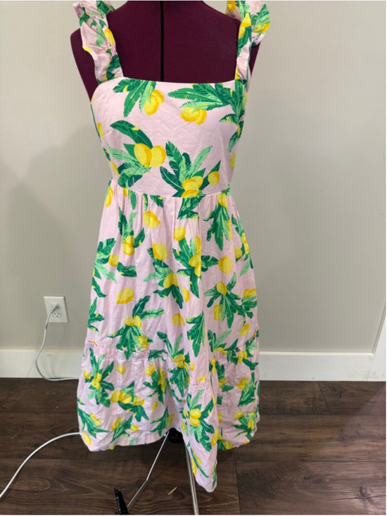 J. Crew Dresses & Skirts - J. Crew Lemon Square Neck Midi Summer 4